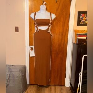 Brown Maxi Dress